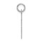 Sterling Silver Medium Block Initial Letter L Charm Jewerly 19mm x 12mm